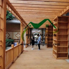 ?防腐木文化長(zhǎng)廊